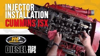 How To Install A Cummins ISX Fuel Injector [upl. by Patrick]