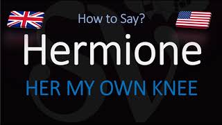 How to Pronounce Hermione CORRECTLY Harry Potter Hermione Ranger Pronunciation [upl. by Anilyx801]