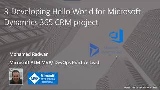 Developing Hello World for Microsoft Dynamics 365 CRM project 3 [upl. by Lerret]