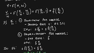 Solow Growth Model Part I [upl. by Sidney]