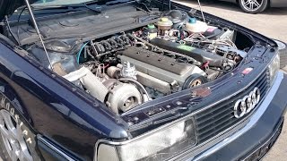 700BHP Audi 200 20v 22TQ  When the Turbo Spins the Fun Begins 2 [upl. by Anitsyrhc248]