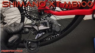 Shimano XT M8100 Rear Derailleur Fitting Guide [upl. by Reseda]