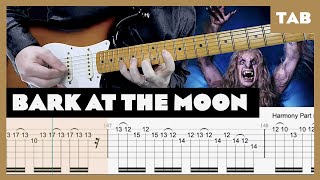 Ozzy Osbourne  Bark at the Moon  Guitar Tab  Lesson  Cover  Tutorial [upl. by Allehc]