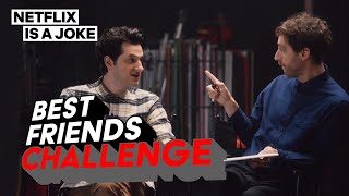 Middleditch And Schwartz Take The BFF Challenge  Netflix Is A Joke [upl. by Alaecim]