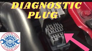 Mazda MX5 OBD Diagnostic Plug Connector Location RHD [upl. by Aihsekat]