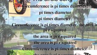 Circumference is pi times diameter song [upl. by Adiazteb]