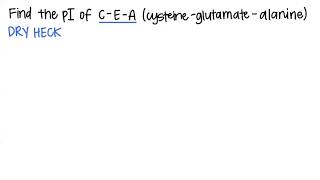 Tripeptide pI Calculation  BCH 100 [upl. by Toombs]