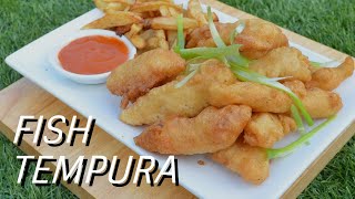 How To Make Fish Tempura  Quick and Easy Recipe [upl. by Tehcac]