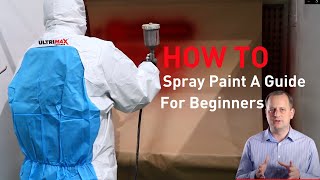 How To Spray Paint  A Guide For Beginners [upl. by Jumbala633]