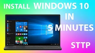 Reformat amp Install Windows 10 in 5 Minutes [upl. by Coy]