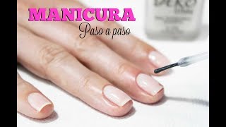 Clase 3 Manicure paso a paso ♥ Deko Uñas [upl. by Ahsilif698]