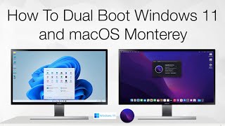 How To Dual Boot Windows 11 and macOS Monterey  Step By Step  Hackintosh  Ryzentosh [upl. by Elmina984]