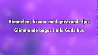 Jul jul strålande jul karaoke  lyrics [upl. by Elleron133]