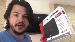 1byone indoor HD Antenna Unbox  Install  Review Cord Cutter [upl. by Golter854]