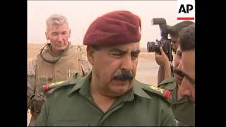 Iraqi general comments on handover [upl. by Luca]