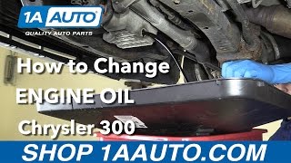 How to Change Engine Oil 0510 Chrysler 300 [upl. by Filmore]