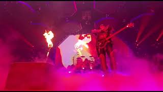 KISS  Gene Simmons breathing fire in Leipzig [upl. by Manwell]