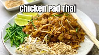 CHICKEN PAD THAI RECIPE [upl. by Ecurb]