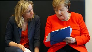 Merkel sieht Notwendigkeit von Militärausgaben [upl. by Corell228]