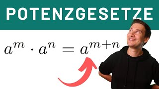 Potenzgesetze ausführlich und komplett mit Beispielen [upl. by Imekawulo]