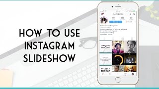 How to Use Instagram Slideshow [upl. by Yztim167]