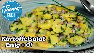 Kartoffelsalat ohne Mayo  mit Essig und Öl [upl. by Wivina522]