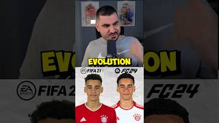 Jamal Musiala Evolution in FIFA Career Mode  FIFA 21  FC 24 [upl. by Edahsalof]