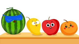 Ten Little Fruits Song  More Nursery Rhymes amp Kids Songs by kidscamp [upl. by Daub629]