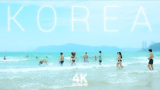 4K KOREA WALK  The most famous beach in Korea Haeundae  Wave Sound ASMR Beach ASMR [upl. by Caputo]