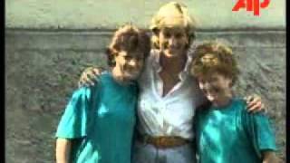 Princess Diana in Bosnia Rare Footage [upl. by Susanetta510]