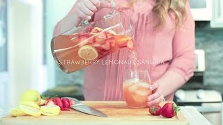 Strawberry Lemonade Sangria  Real Housemoms [upl. by Marva]