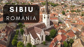 SIBIU ROMANIA 🇷🇴 Drone footage [upl. by Ycniuq]