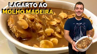 COMO FAZER LAGARTO AO MOLHO MADEIRA  RECEITA FÁCIL E RÁPIDA [upl. by Mahon204]