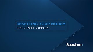 Resetting Your Modem [upl. by Kcor853]