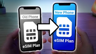 How to Transfer eSIM from one iPhone to Another [upl. by Vories]