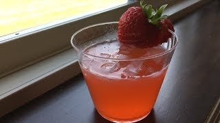 How to Make Sparkling Strawberry Lemonade  Easy Lemonade Recipe [upl. by Alexandre892]