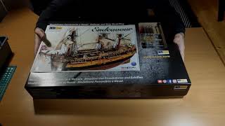 Endeavour  Kit by occre  154 Scale Model Unboxing [upl. by Anneis]