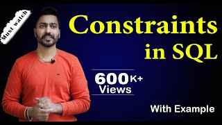 Lec58 Constraints in SQL in Hindi  DBMS [upl. by Nitin]