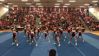 Hilton varsity cheer Pep Rally performance [upl. by Joeann]