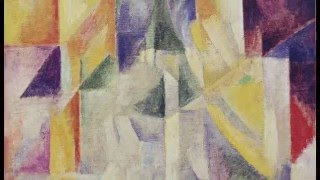 1913  quotSimultaneous Contrasts Sun and Moonquot by Robert Delaunay Paris 1913 dated on painting 1912 [upl. by Annayt]