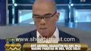 Dr Vicky Belo insulted Boy Abunda [upl. by Lleynad]