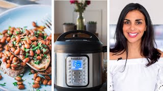 HOW TO COOK BEANS IN THE INSTANT POT [upl. by Airemaj]