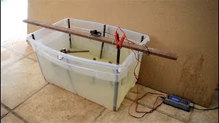 Rust Removal with DIY Electrolysis Tank [upl. by Anaitsirk]