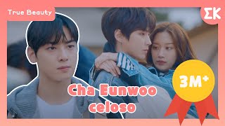 Highlights Cha Eunwoo celoso  EntretenimientoKoreano  True Beauty [upl. by Schuh]