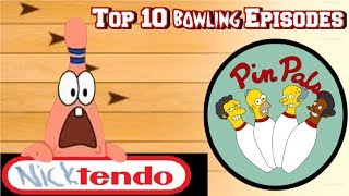 Top 10 Bowling Episodes in Cartoons [upl. by Nur]