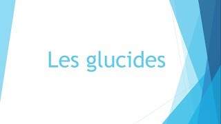 Biochimie  Les glucides  Partie 1 [upl. by Ocana]