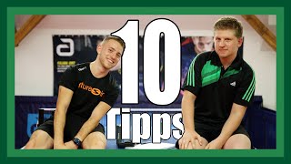 TOP 10 Tischtennis Material Tipps [upl. by Refinne]