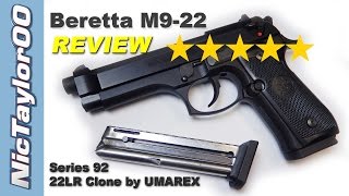 Beretta  Umarex M9 22LR Intial Review  92 Series Pistol [upl. by Bonner701]