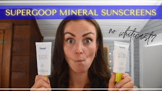 Supergoop SHEERSCREEN or MATTESCREEN  Which Mineral Sunscreen Is Best For You [upl. by Leciram746]