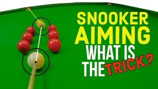 What Is The Trick To Snooker Aiming [upl. by Konstantine]